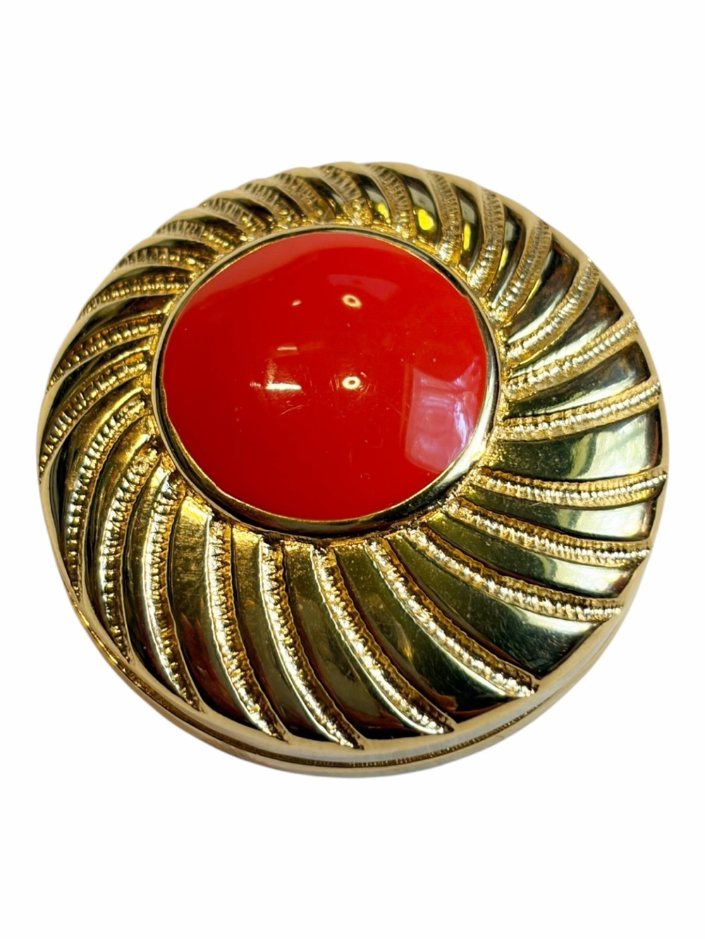 Estée Lauder "Mandarin Sun" solid collectible perfume compact